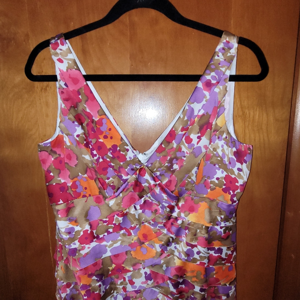 Jones Wear Floral Ruffle Dress - Picture 2 of 7